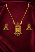 Temple Antique Long Pendant Chain Set