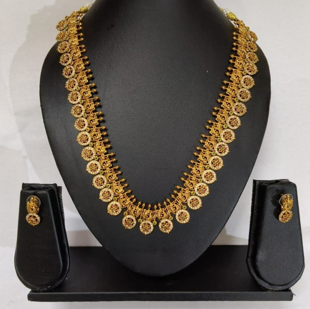 Antique Temple Coin Long Haram Set
