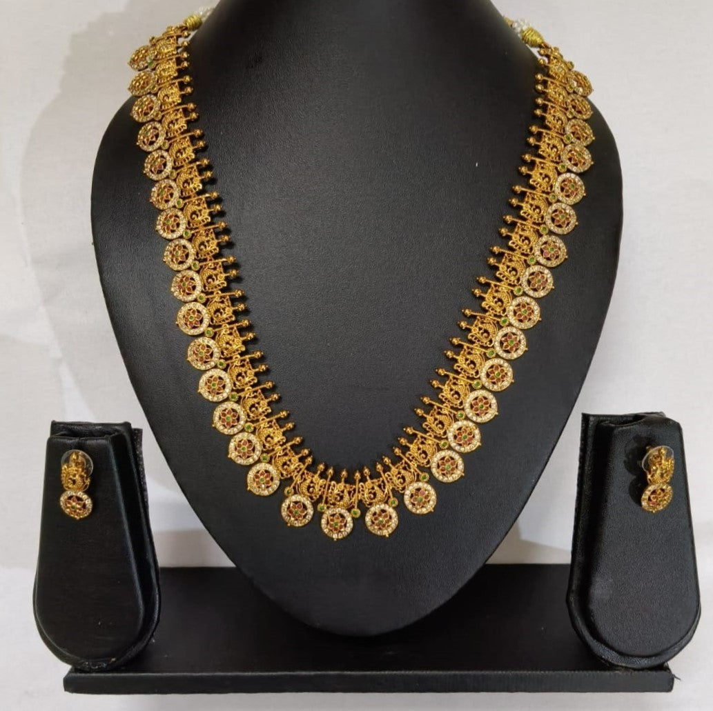 Antique Temple Coin Long Haram Set
