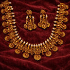Traditional Lakshmi Temple Necklace Set