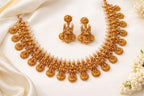 Traditional Lakshmi Temple Necklace Set