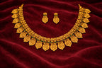 Lakshmi Coin Temple Necklace Set