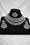 Royal Diamond Lace Choker Set