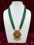 Lakshmi Emerald Beads Haram