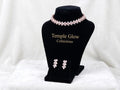 Blush Floral AD Stone Choker Set