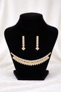 Golden Grace AD Stone Necklace Set