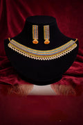 Multicolor AD Stone Designer Choker Set