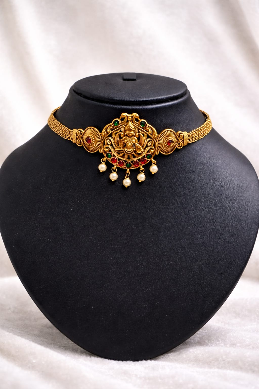 Lakshmi Temple Antique Choker