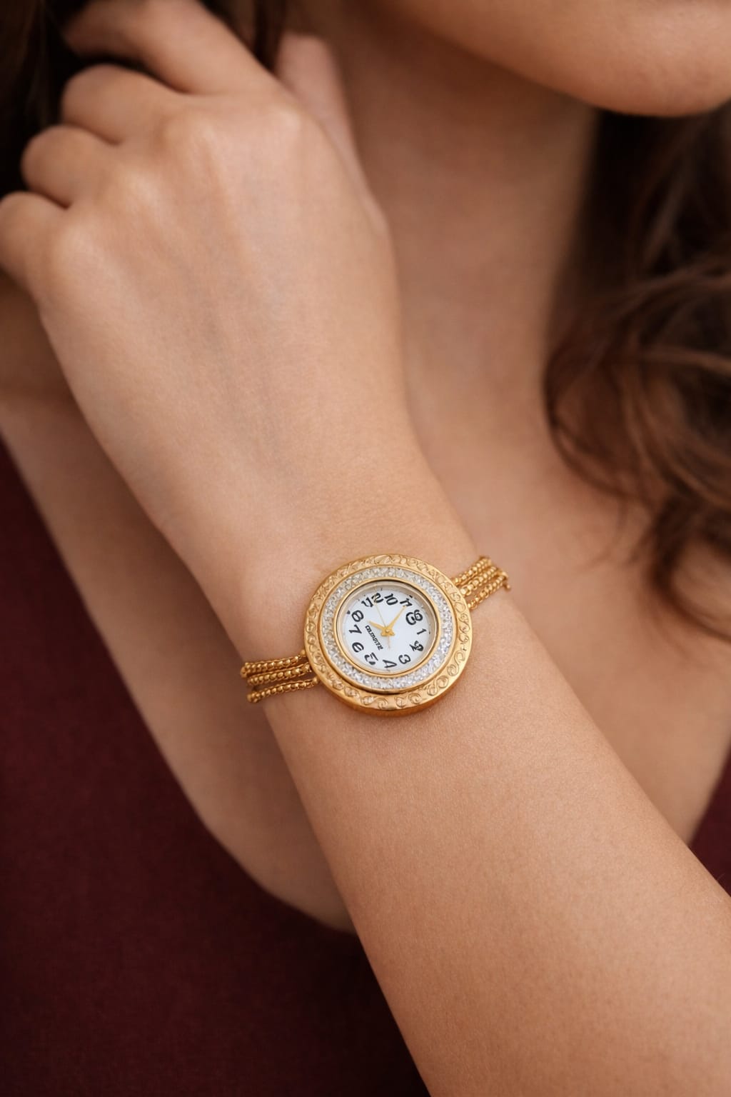 Elegant 1 gram gold  Bracelet Watch